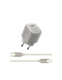 WiWu Wi-U018 Jello QC + PD GaN Fast Charger 30W Type C - Type Lightning