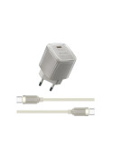 WiWu Wi-U018 Jello QC + PD GaN Cargador de Carga Rápida 30W Type C -  Type C