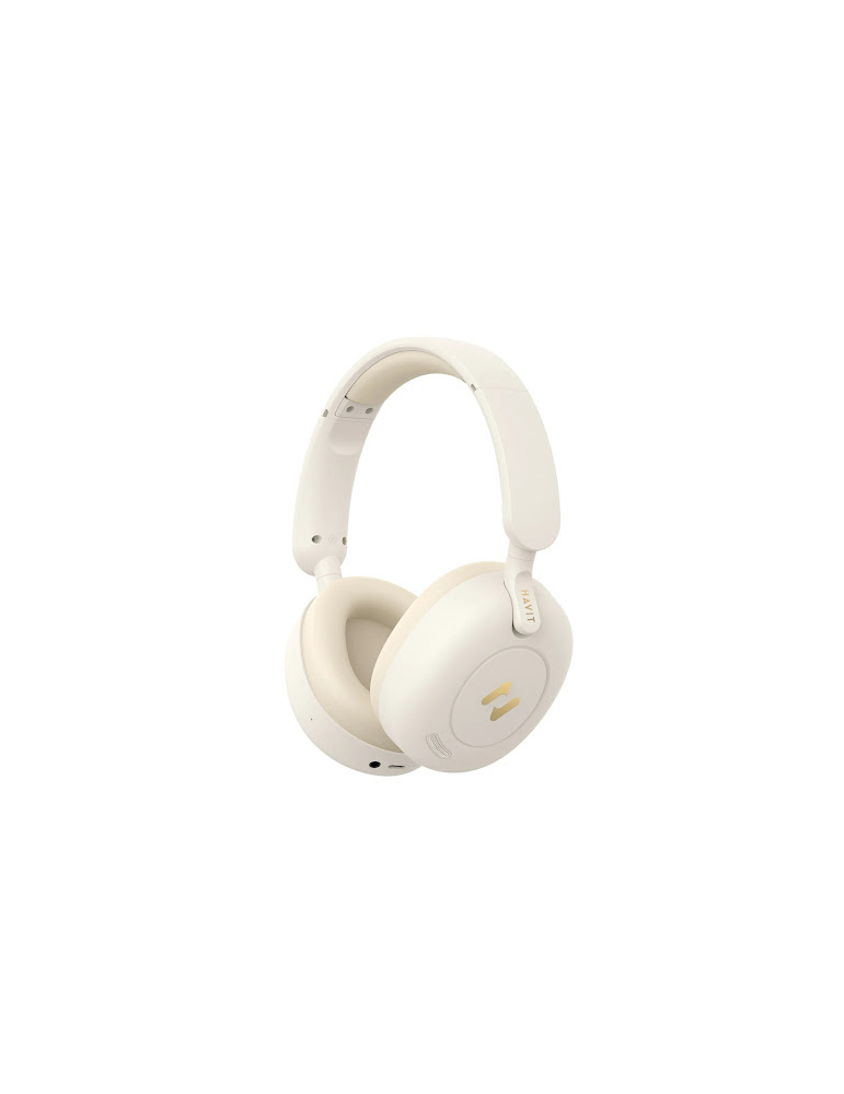 HAVIT G655BT Auriculares Inalámbricos Híbridos Activos Con Cancelación de Ruido Blancos