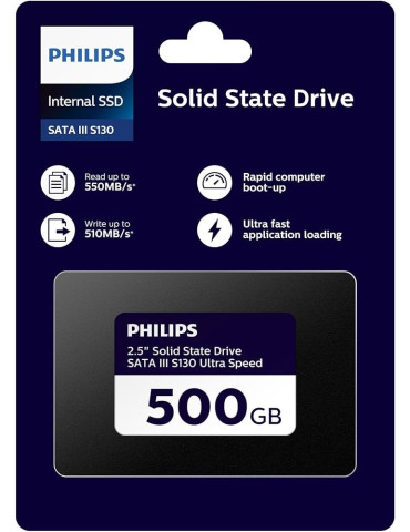 Philips S130 500GB SSD 2.5" SATA 6GB/s 550MB/s