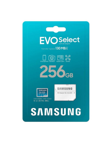 Samsung EVO Select con Adaptador 512GB microSDXC™ UHS-I 180MB/s