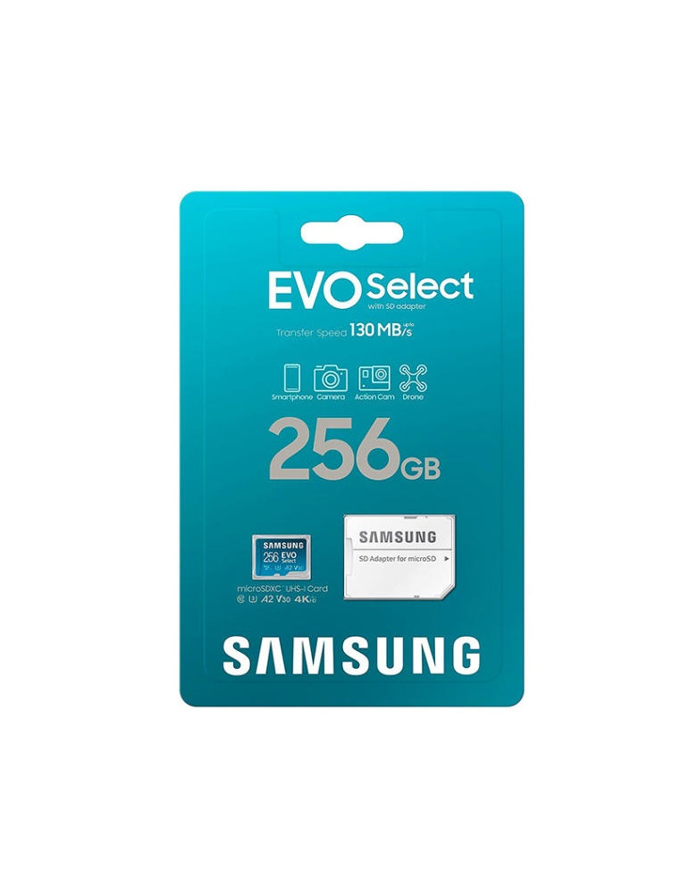 Samsung EVO Select con Adaptador 512GB microSDXC™ UHS-I 180MB/s