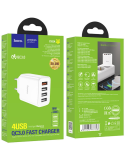Hoco Premium C102A Adaptador de 4 USB QC3.0 De Carga Rápida Hasta 28.5W