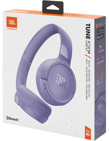 Auriculares de Diadema JBL Tune 520BT Púrpura