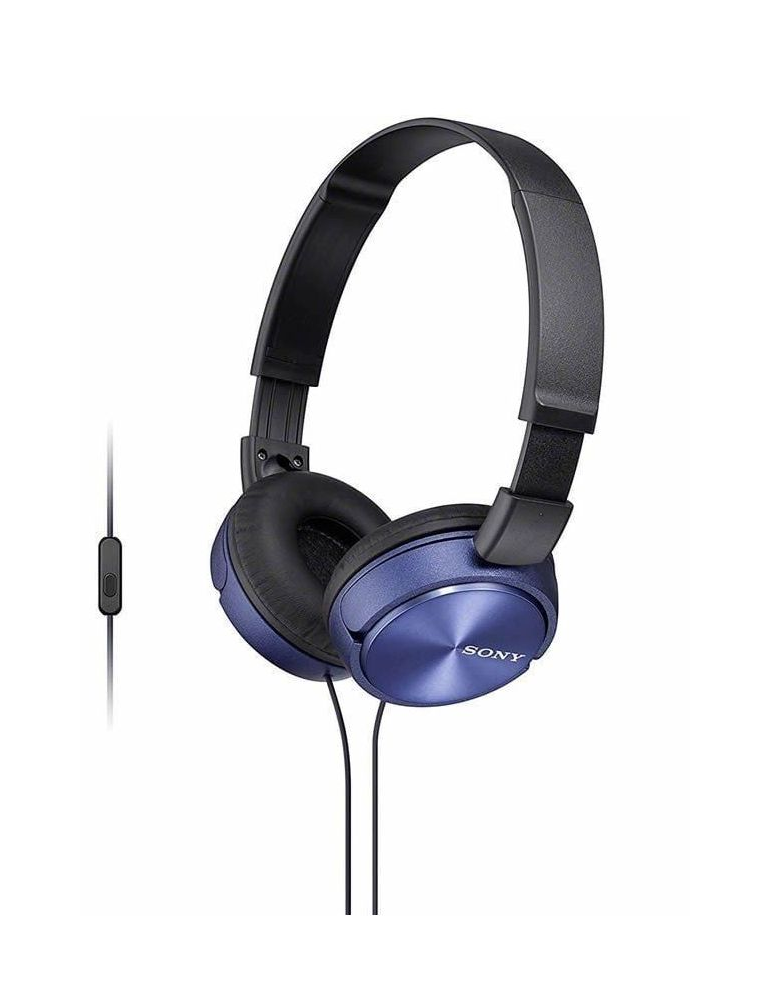 Auriculares con Diadema Estéreos SONY MDR-ZX310AP MiniJack 3.0 1.2M Azul Marino