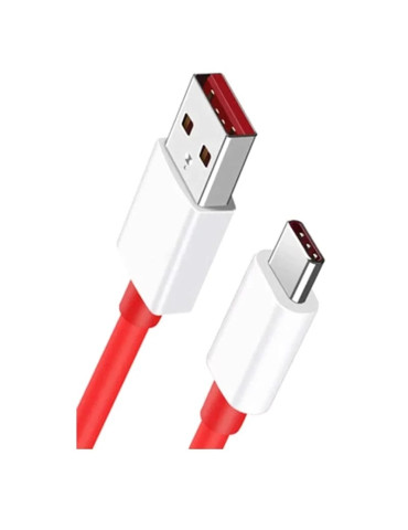 Cable OnePlus Warp Charge Tipo-C (150cm) Rojo