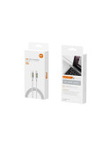 SioWorld SC04 30W Cable Tipo C a Lightning 1.2m Mallado Blanco