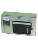 Radio Portátil Sanyo KS115G FM/AM Receptor de Radio 2 Bandas + Entrada para Auriculares