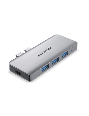 Lention USB C Portable HUB 6 en 1 40Gbps THUNDERBOLT 3 100w