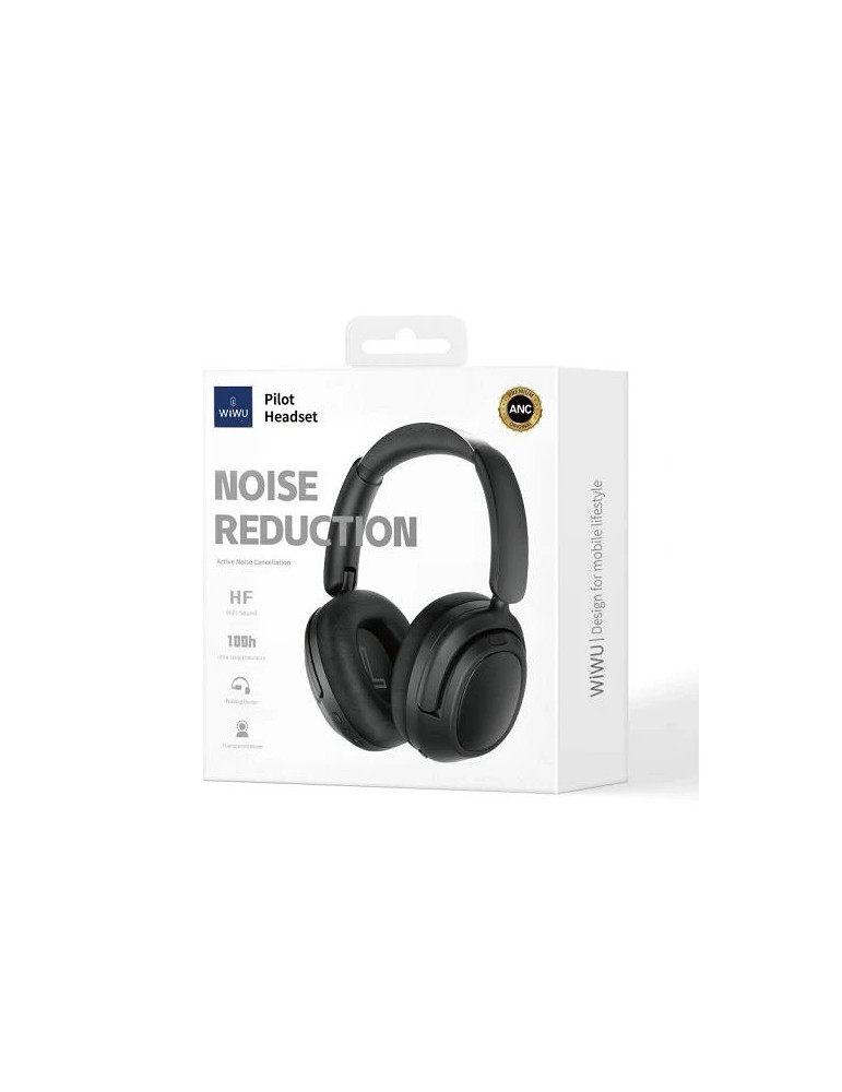 WiWu TD-03 Auriculares Inalámbricos con Diadema y Reducción de Ruido Activa de Ruido