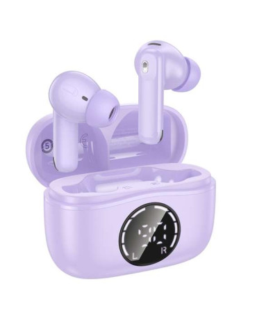 HOCO EQ22 Auriculares Inalámbricos con Reducción de ruido ANC + ENC Morados
