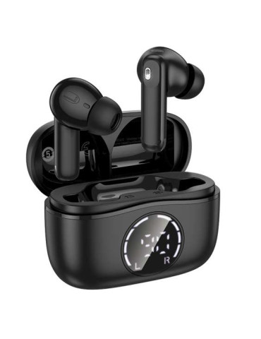 HOCO EQ22 Auriculares Inalámbricos con Reducción de ruido ANC + ENC Negros