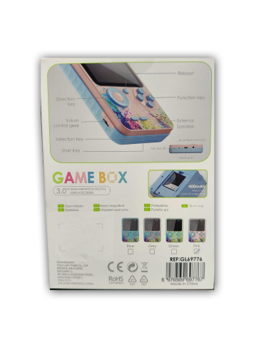 GREEN LYCA GL69776 Game Box Retro Rosa