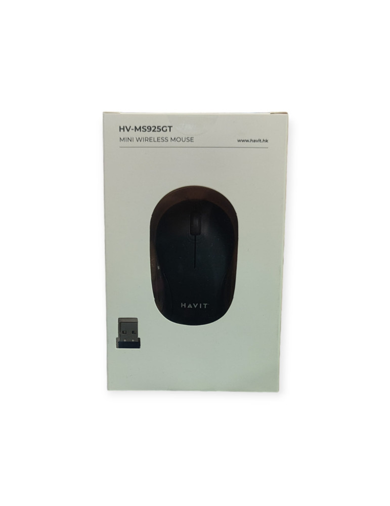 Havit MS925GT Ratón Inalámbrico Mini Negro