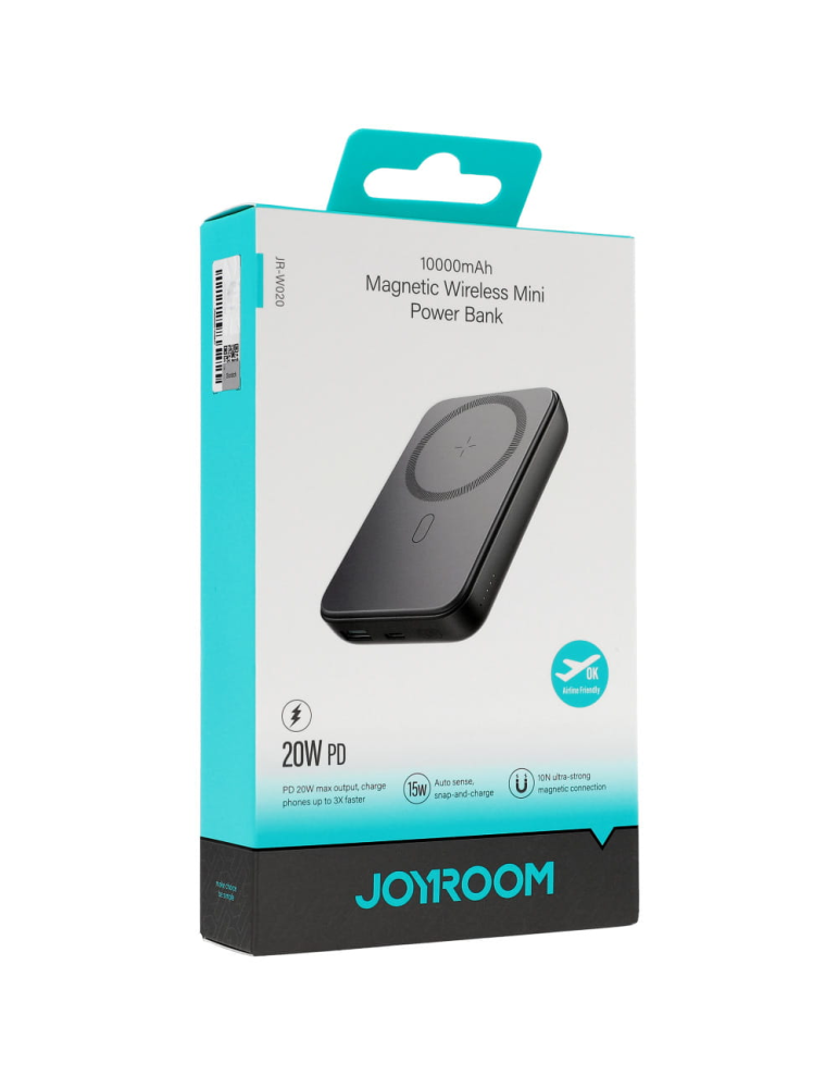 JOYROOM JR-W2020 10000mAh Batería Portátil Inalámbrica + Magsafe 20W PD Dual USB A + USB C