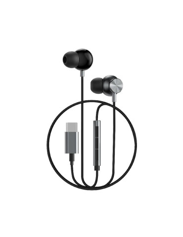 WiWu EB315 Auriculares con Cable Tipo C 1.2M Space Gray
