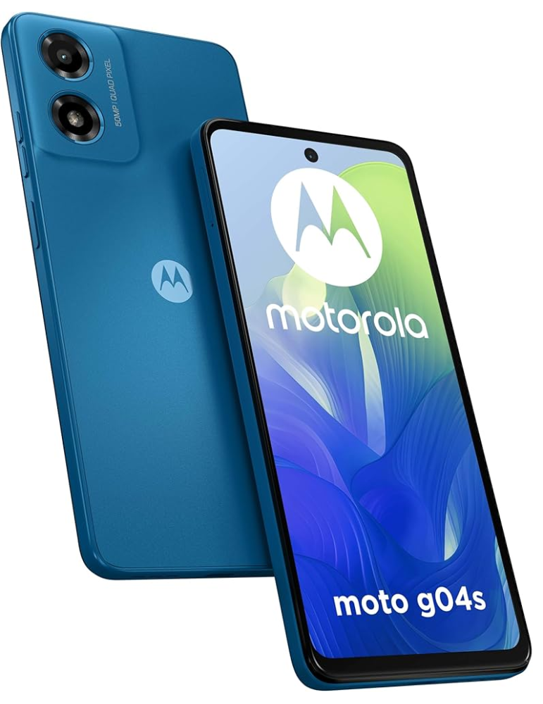 Smartphone Motorola Moto G04s 4G 8GB RAM/128GB ROM Azul Satinado