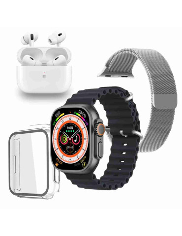 Pack Smartwatch Taurowatch Ultra 9.0 + Auriculares Inalámbricos Pro