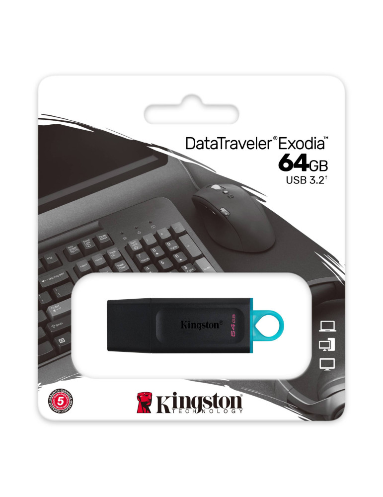 Pendrive Kingston DataTraveler® Exodia™ 64GB 3.2'