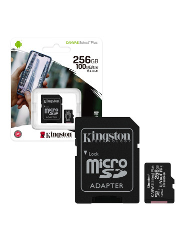 Tarjeta Memoria Micro SD Kingston SDCS2 256GB