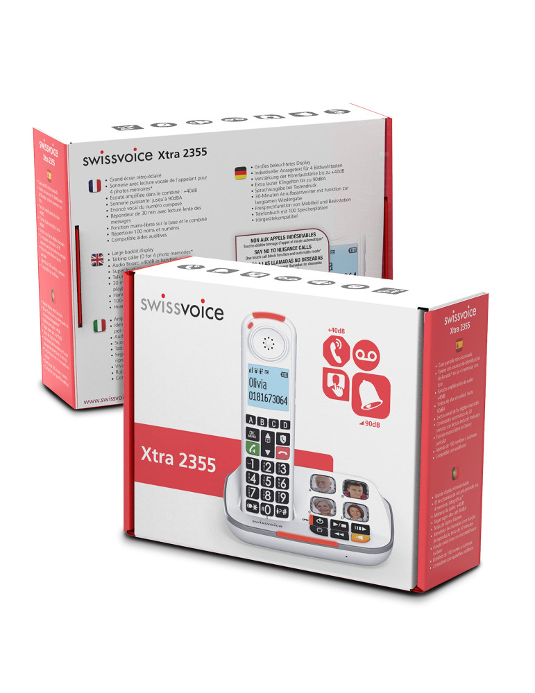 Teléfono Fijo Swiss Voice Xtra 2355