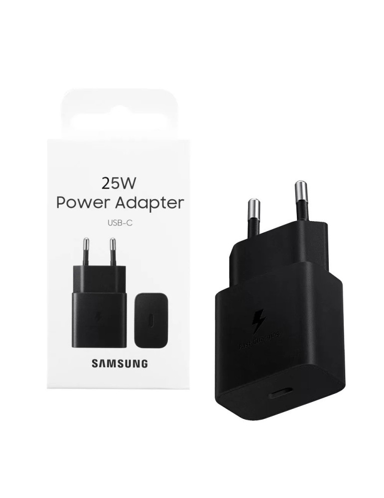 Adaptador de Viaje EP-T2510NBEGWW Samsung USB-C 25W Gan Negro