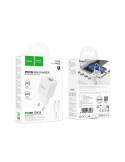 Hoco C147A Mini Cargador PD20W+QC3.0 + Type-C a Type-C Cable