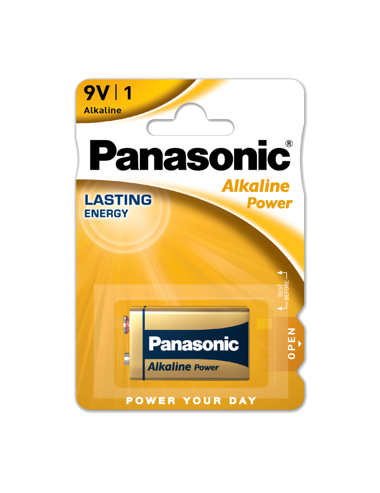 Pila Panasonic Alcalina 6LR61 MV1604 9V