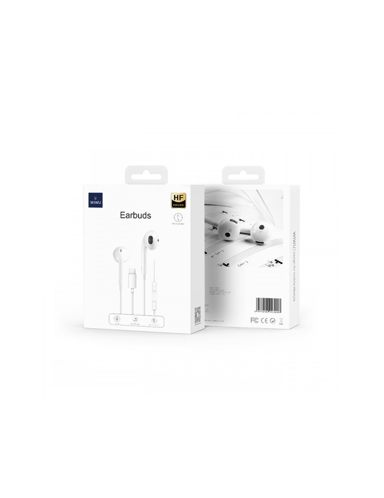 WiWu Earbuds 303 Auriculares Con Cable Conector C In Ear