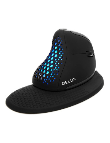 DELUX M618XSD Ratón Inalámbrico Ergonómico Vertical