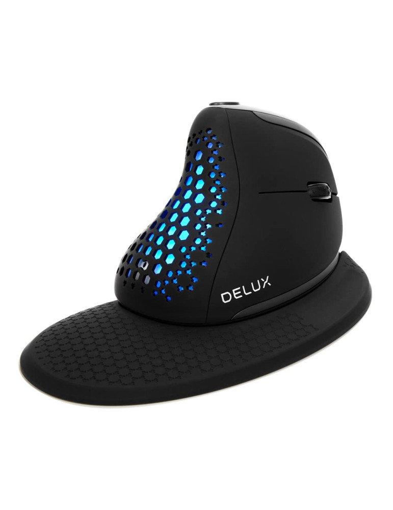 DELUX M618XSD Ratón Inalámbrico Ergonómico Vertical