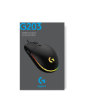 Ratón Gaming Logitech G203 USB-A 8000DPI (910-005796)