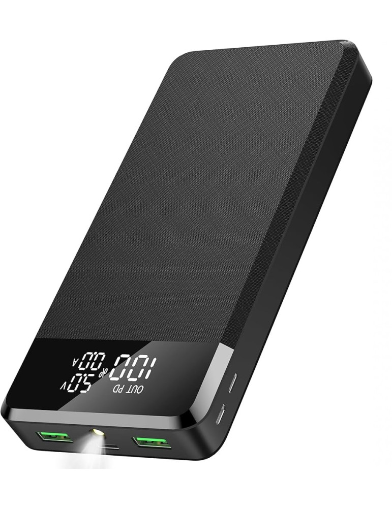 BAOZILY PowerBank 26800mAh EAN X001QOCUC3 de Carga Rápida LED y Linterna