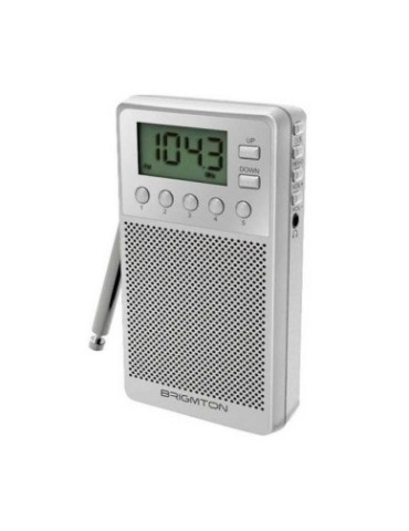 Radio Portátil Digital AF/AM Brigmton BT-140-B Blanco