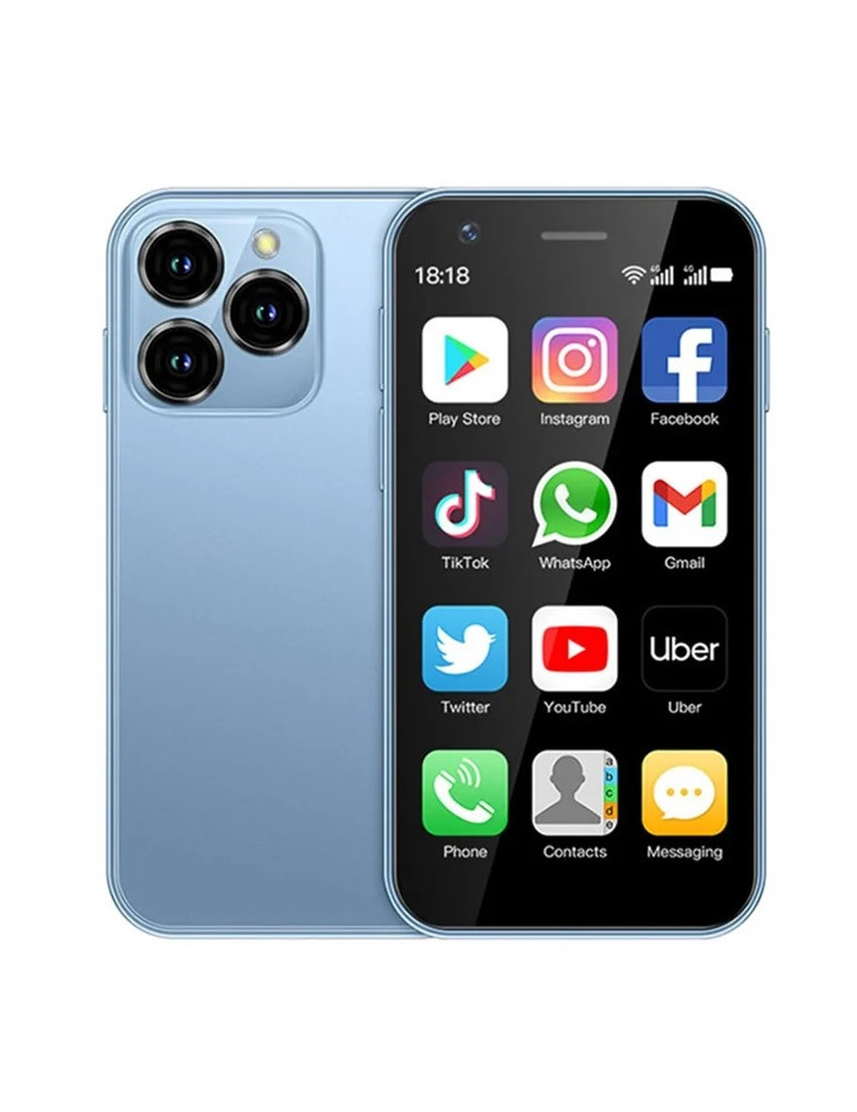 Mini Smartphone SOYES XS16 2GB RAM 16GB ROM Dual SIM Azul