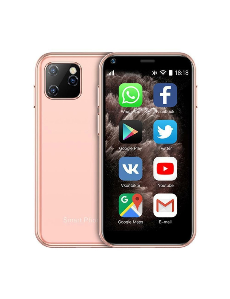 Mini Smartphone SOYES XS11 2GB RAM 16GB ROM Dual SIM Rosa
