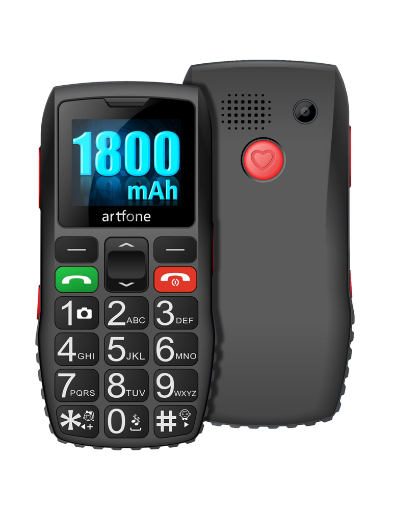 Teléfono Móvil con Teclas Grandes Artfone C1 Senior