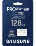 Tarjeta de Memoria Micro SDXC UHS-I Samsung PRO Ultimate 128GB Hasta 200 MB/s