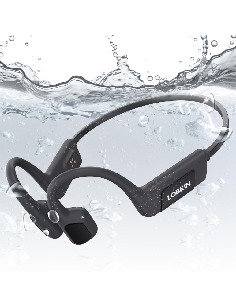 LOBKIN X7 OpenEar Auriculares de Conducción Ósea Inalámbricos IP68 WaterProof