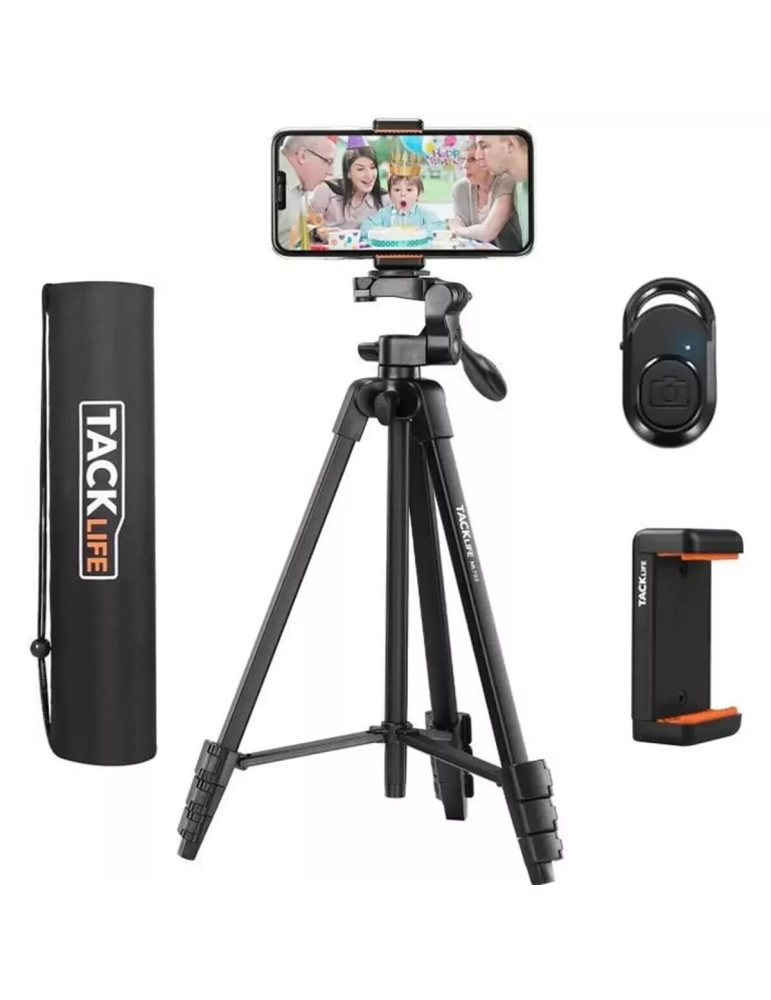 MLT03 Trípode de Cámara 40,6 cm - 137cm Aleación de Aluminio con Bluetooth