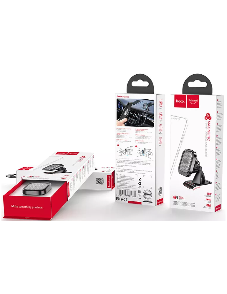 HOCO SELECTED S47 Soporte Magnético para Salpicadero de Coche "Fuerte Series"