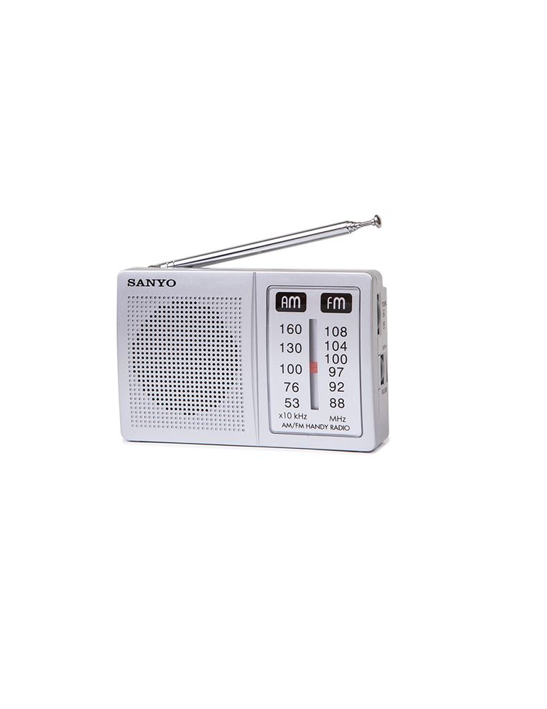 Receptor de Radio FM/AM Sanyo KS108P + Entrada para Auriculares
