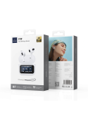 WiWU TWS T23 Auriculares Inalámbricos ANC + Pantalla Integrada, Blanco