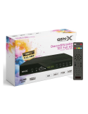 Gen-X TDT HD DVB-T2 H.265 PVR con USB, Televisión con Alta Defición, Negro