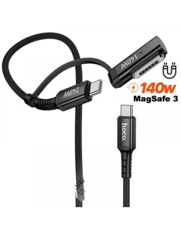 Hoco U142 Cable USB‑C a MagSafe 3 • 2‑en‑1 • 240 W • 1,8 m