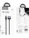 Hoco U141 Cable USB‑C ↔ MagSafe 3 – 140 W • 1,8 m • Negro