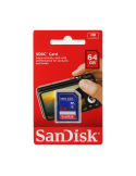 SanDisk SDXC 64 GB Clase 4 – Tarjeta de Memoria Azul