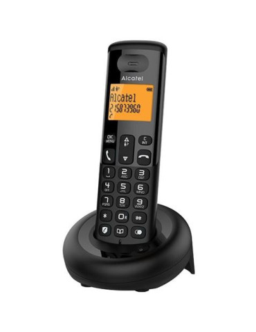 TELEFONO DECT ALCATEL E160 BLACK CALL BLOCK