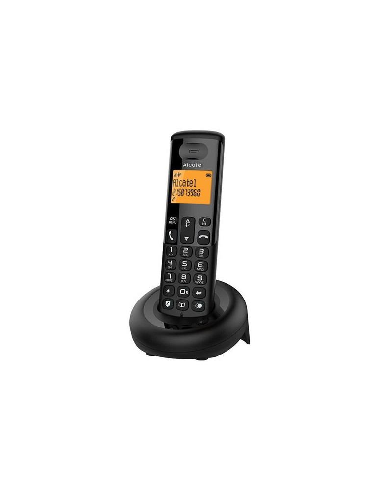 TELEFONO DECT ALCATEL E160 BLACK CALL BLOCK