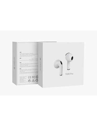 Auricular Celebrat T600‑Pro Bluetooth 5.3 Blanco – Auriculares True Wireless Bluetooth 5.3